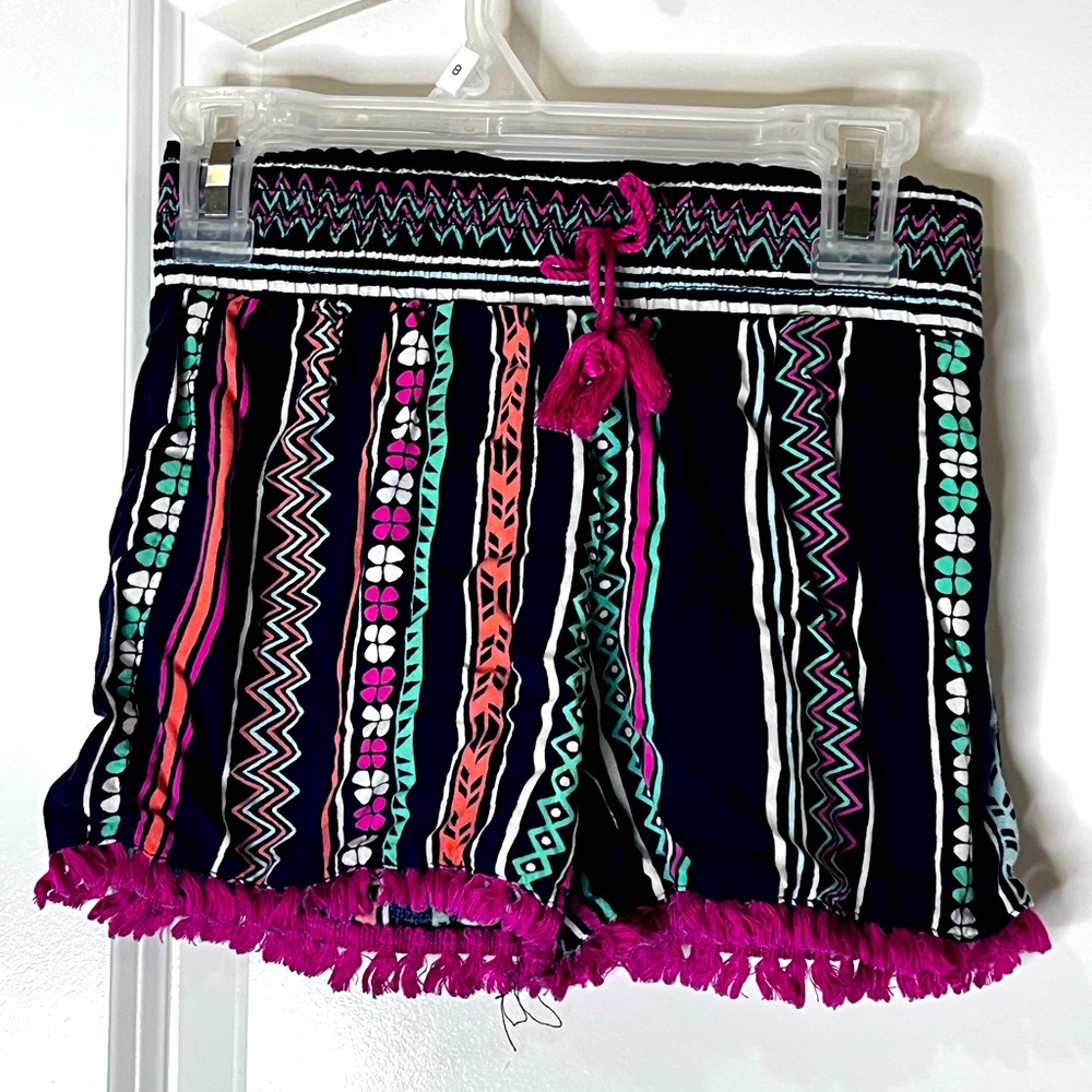 🩷 2 for $10 🩷Aztec girls fringed shorts